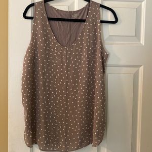 Dressy tank top for spring and summer!